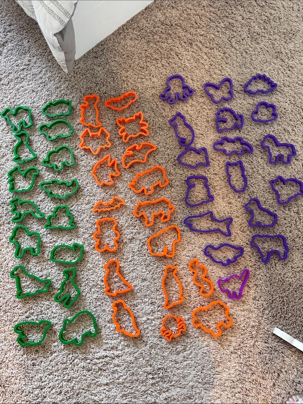 HUGE Lot 49 plastic Cookie cutter animal shapes mammals Halloween fish dog cat
